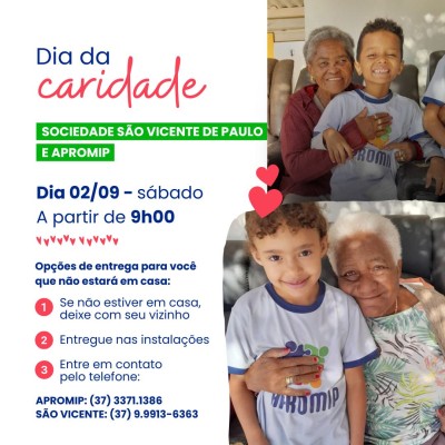 TRADIÇÃO: Dia da Caridade é promovido em Piumhi há 33 anos