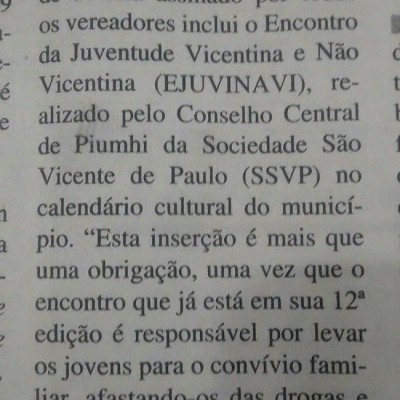 Evento vicentino deve entrar para calendário cultural da cidade de Piumhi